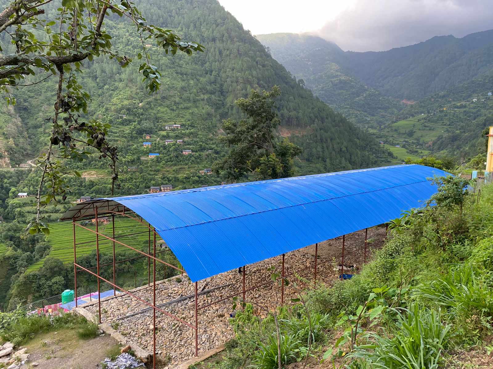 रोल्पा जिल्ला तेक्वान्दो संघको बन्दै गरेको भवन